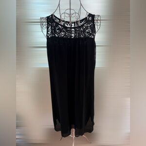 Rewind Black Lace Dress/Tunic, Sz M